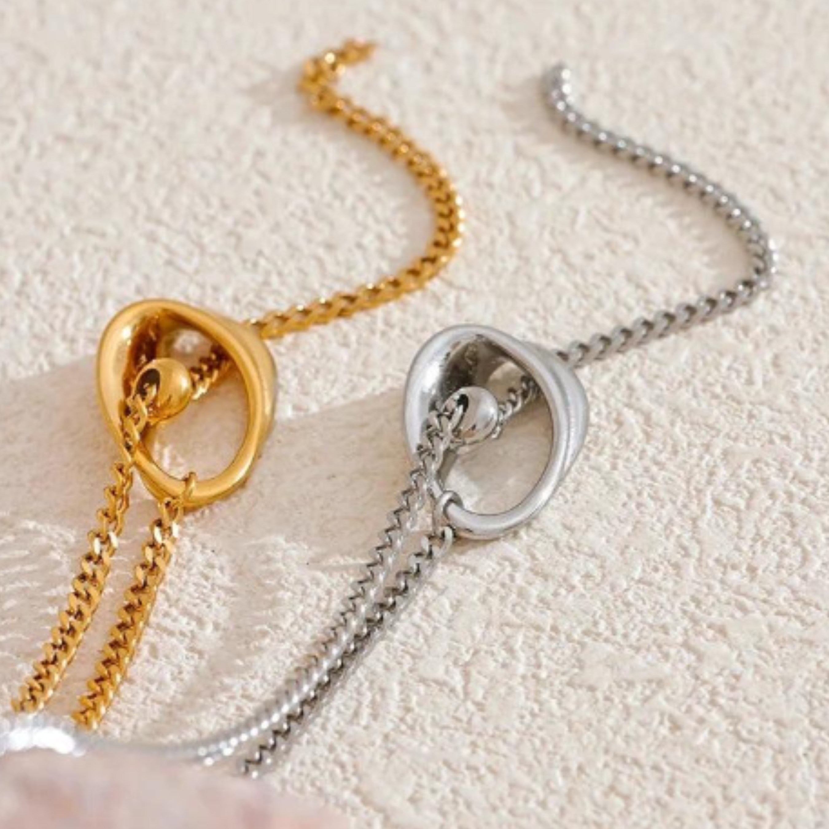 Alisa | Modern Gold Plating Link Necklace